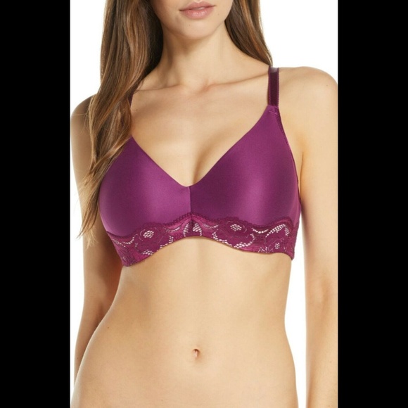 NEW Wacoal [ 38DD US ] Style Standard Underwire T-Shirt Bra in‎ Purple - Picture 12 of 12